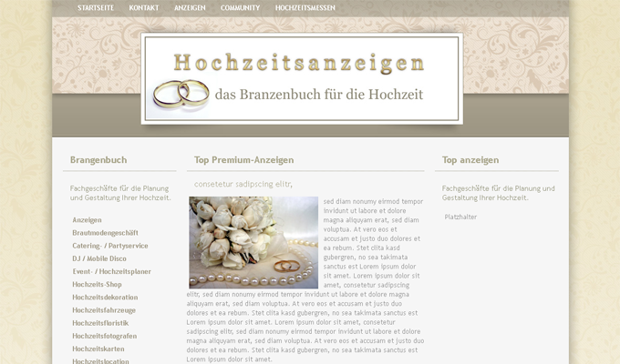 hochzeitsanzeigen