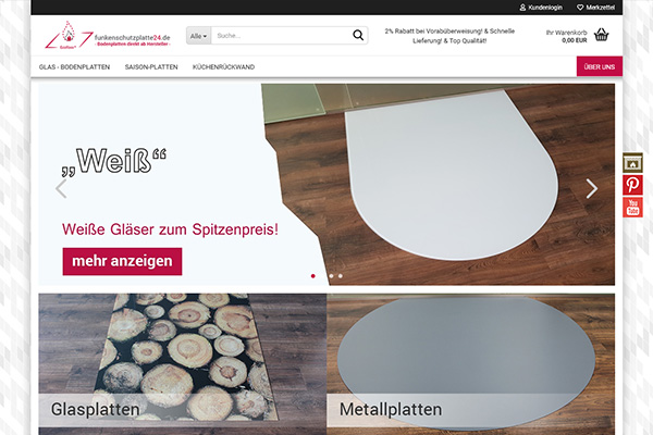 Funkenschutzplatte24